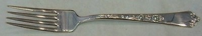 #ad Sterling Rose by Wallace Sterling Silver Regular Fork 7 1 4quot; $71.10