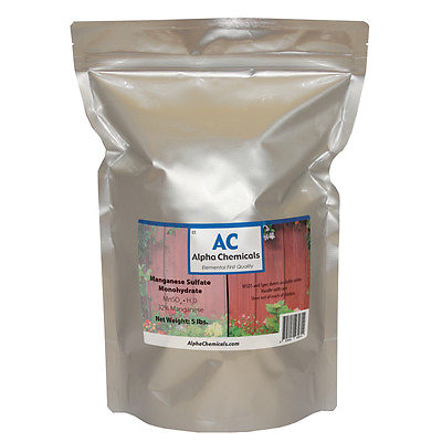 #ad 5 Pounds Manganese Sulfate Powder 32% Mn $11.49