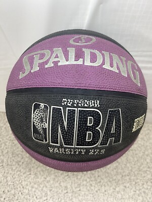 #ad Spalding Outdoor Varsity 27.5 Basketball Purple black $16.99