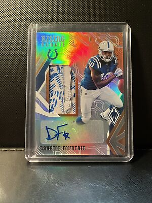 #ad 2018 DAURICE FOUNTAIN Panini RC Patch Auto 99 COLTS Glove $14.99