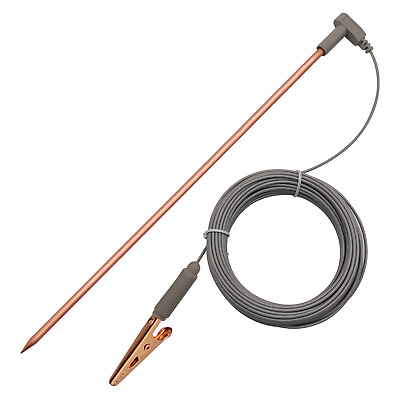 #ad Copper Grounding Rod with 40ft Ground Cord amp; Alligator Clip Portable Ground Rod $28.50