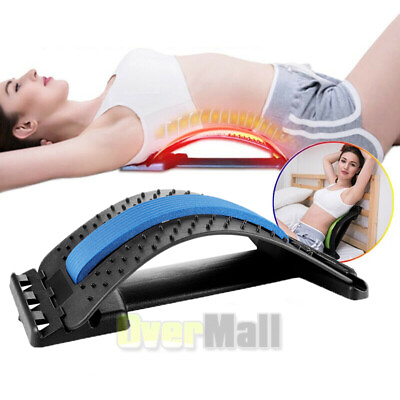 #ad New Back Stretcher Orthopedic Support Pain Relief Device Upper and Lower Spine $22.71