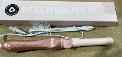 #ad Beachwaver B1 Rotating Curling Iron in Pink Glitter Brand New Great Gift $59.00