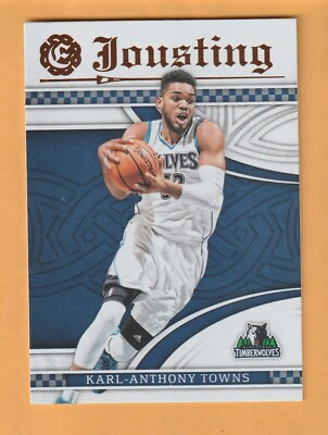#ad Karl Anthony Towns 2016 17 Panini Excalibur Jousting #17 Kentucky Wildcats 3Y $3.00
