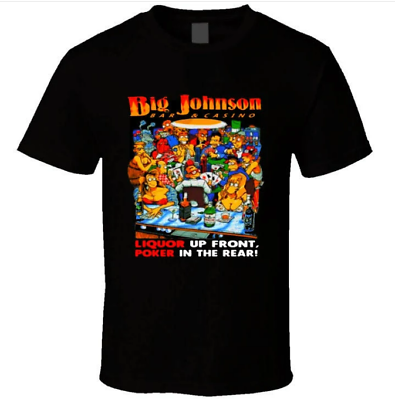 #ad New Big Johnson T Shirt Black Cotton Full Sizes S 5XL PS2566 $7.85