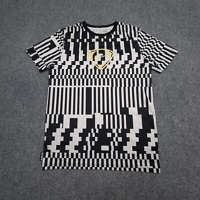 #ad Nike Shirt kids LARGE black t shirt Short Sleeve dri fit Joga Bonit Size L AU $35.89