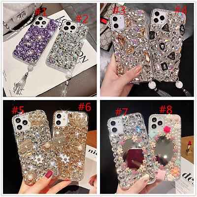 #ad For Samsung Galaxy S9 PLUS S9 Case Women Bling Sparkly Diamonds phone Cover $12.98
