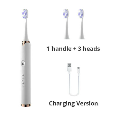 #ad Smart Ultrasonic Electric Toothbrush Automatic USB Fast Rechargeable Waterproof $10.30