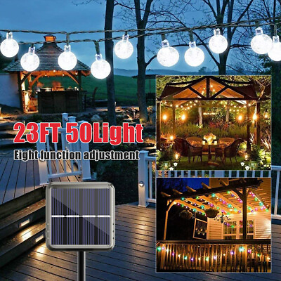 #ad 7M Solar Powered LED String Light Garden Path Yard Decor Lamp Outdoor Waterproof $8.99