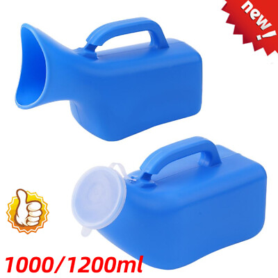 #ad Male Female Urine Wee Bottle Portable Urinal Camping Travel Car Toilet Unisex $3.60