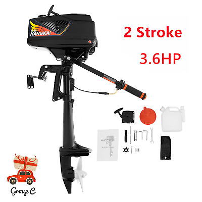 #ad 2 Stroke 3.6HP Outboard Motor Boat Engine Heavy Duty w Water Cooling CDI System $238.40