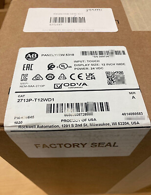 #ad New AB 2713P T12WD1 Factory Sealing PanelView 5310 2713P T12WD1 Fast Shipping $2458.00
