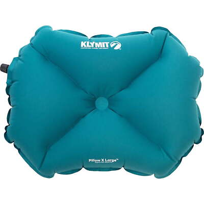#ad Pillow X Large Durable Inflatable Camping Travel Pillow Teal $30.00