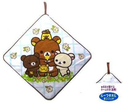 #ad Towel with character loop large Rilakkuma 33cm square Cubs chan together of $22.05