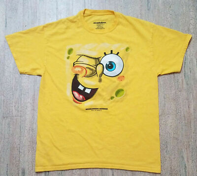 Spongebob Square Pants Large T Shirt Nickelodeon Universe Mall Of America $17.99