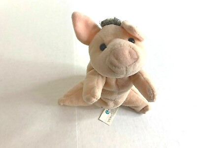 #ad Babe Pig Bean Bag Plush Stuffed Animal Toy 7 in lgth $6.16