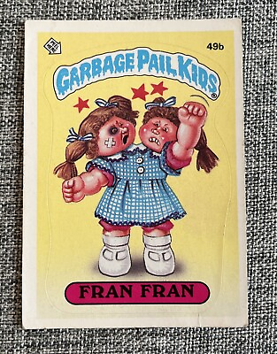 #ad 1985 Topps Garbage Pail Kids Series 2 #49b FRAN FRAN $13.99