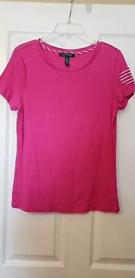 #ad Bright Pink Lauren Ralph Lauren Women#x27;s Shirt $6.00