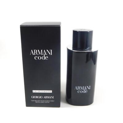 #ad Armani Code By Giorgio Armani EDT for Men 4.2oz 125ml NEW IN BOX $59.99