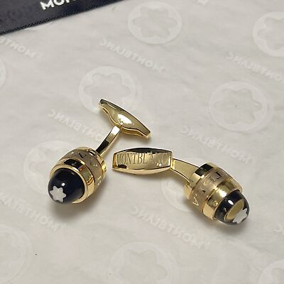 #ad Montblanc Gold Cufflinks $35.99