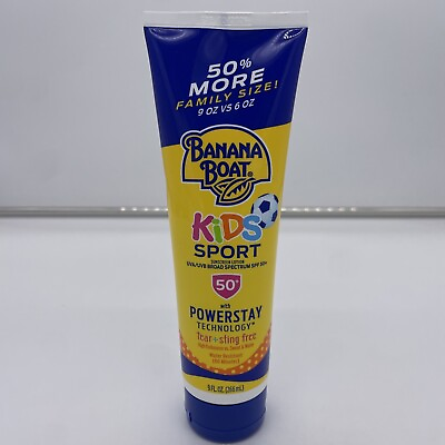 #ad Banana Boat Kids Sport Sunscreen Lotion SPF50 9 Fl Oz $10.80