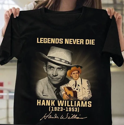 #ad new.. Hank Williams t shirt anniversary new shirt Unisex new new shirt $9.99