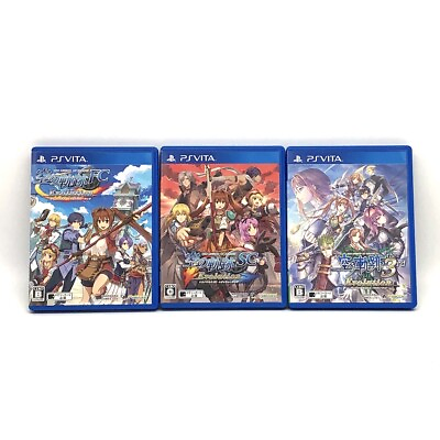 #ad PS VITA The Legend of Heroes Sora no Kiseki Evolution FC SC 3rd 3Games Set Japan $192.90