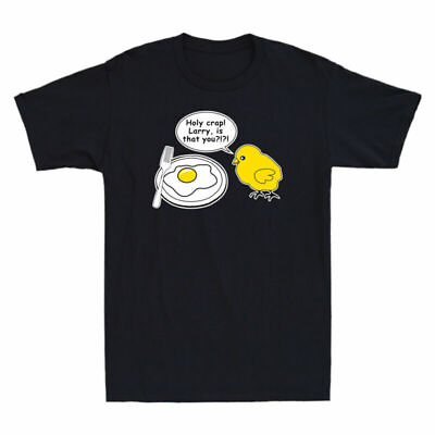 #ad Holy Funny Egg T Shirt Fried Is Larry Chicken Saying You? Shirt Humor Crap That $26.99