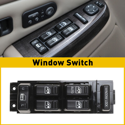 #ad Master Power Window Switch for 2000 2001 2002 Chevrolet Silverado 1500 2500 3500 $20.99