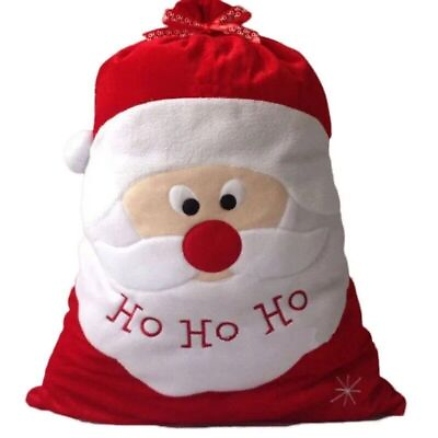 #ad Christmas Day Santa Sack Stocking Big Gift bags Christmas Santa Claus Xmas Gifts $39.99