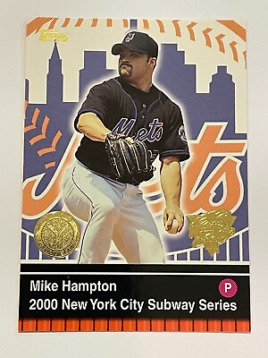 #ad 2000 Topps Baseball New York City Subway Series Mike Hampton New York Mets $2.99