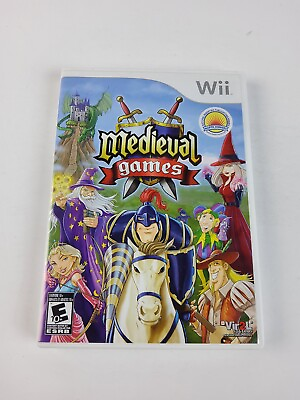 #ad Medieval Games Nintendo Wii 2009 Complete Game w Manual TESTED $11.01
