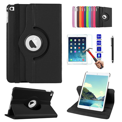 #ad Smart 360 Rotating PU Leather Case Cover For Apple iPad 5 6 Air 2 3 4 Mini Flip $15.72