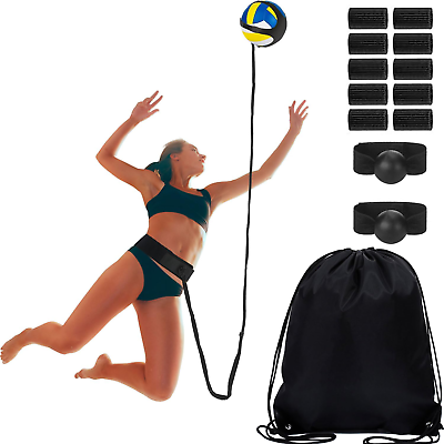 #ad 14 Pcs Volleyball Serve Trainer Volleyball Training Equipment Volleyball Spike $19.92