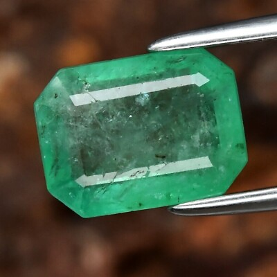 #ad 1.48 Ct Natural Green Emerald Ethiopia Octagon Shape Loose Gemstone See Video $78.40