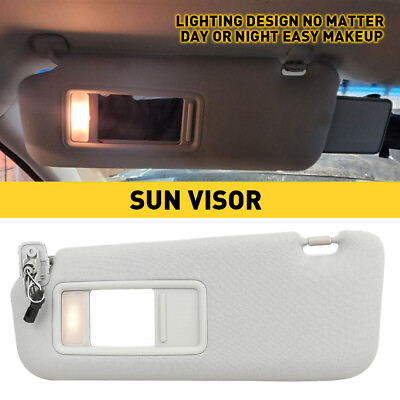 #ad TDY1 69 320 for Mazda 10 15 CX 9 Left Side Gray Driver Sun Side Visor w Light $26.39