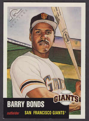 #ad 1999 Topps Gallery Heritage #TH15 Barry Bonds nm mt Free Shipping $9.99
