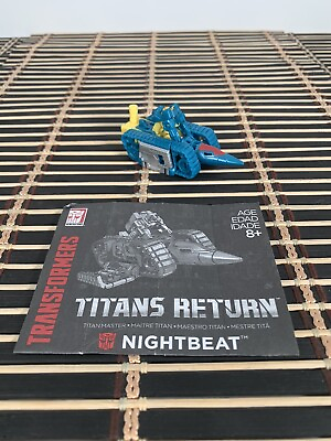 #ad Transformers Titans Return Nightbeat Titan Master Action Figure Collectible Toy $18.00