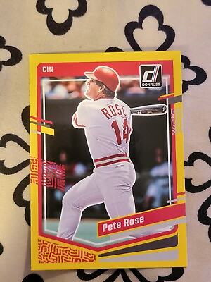 #ad 2023 Donruss Baseball Pete Rose Yellow Flood $4.00