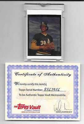 #ad ONE OF A KIND 1972 TOPPS PROOF ken holtzman JEWISH sy berger 1 1 COA 4th of 4 $50.00