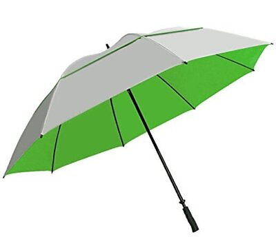 #ad 68quot; UV Protection Wind Cheater Vented Canopy Umbrella Green $69.52