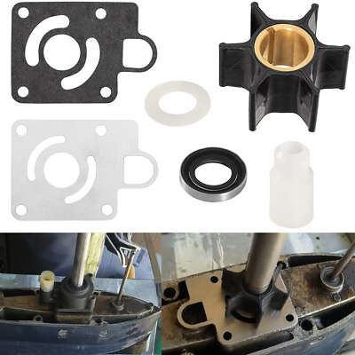 #ad Water Pump Impeller Kit Without Housing For Chrysler Force Outboard 75 140 HP $31.49