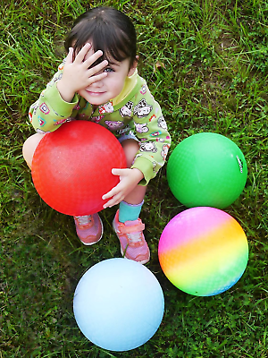 #ad Playground Balls 10 Inch 4 Colors Best Bouncy Dodge Ball Handball Kickball F $22.49
