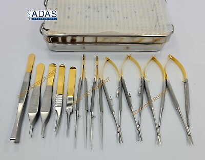 #ad Micro Surgery Instruments Set With Box And Mate $95.00