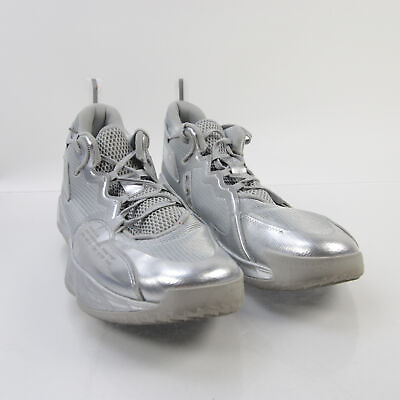#ad adidas Dame Basketball Shoe Men#x27;s Silver Used $27.49