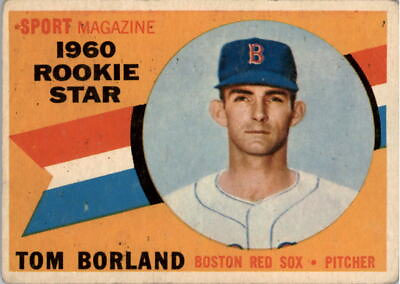 #ad 1960 Topps #117 Tom Borland RS GOOD $0.99