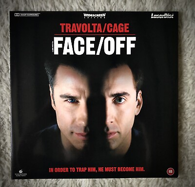 #ad Face Off Laserdisc PAL John Travolta Nicolas Cage GBP 9.99