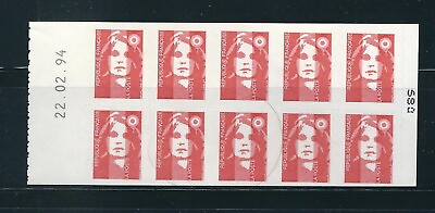 #ad France Marianne Forever stamp Booklet pane . MNH $5.50