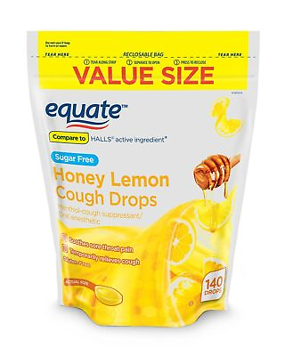 #ad Equate Sugar Free Honey Lemon Cough Drops 140 Count $5.12