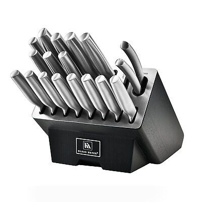 #ad Klaus Meyer Contour Finest high carbon steel 19 Piece Knife Block Set $139.00